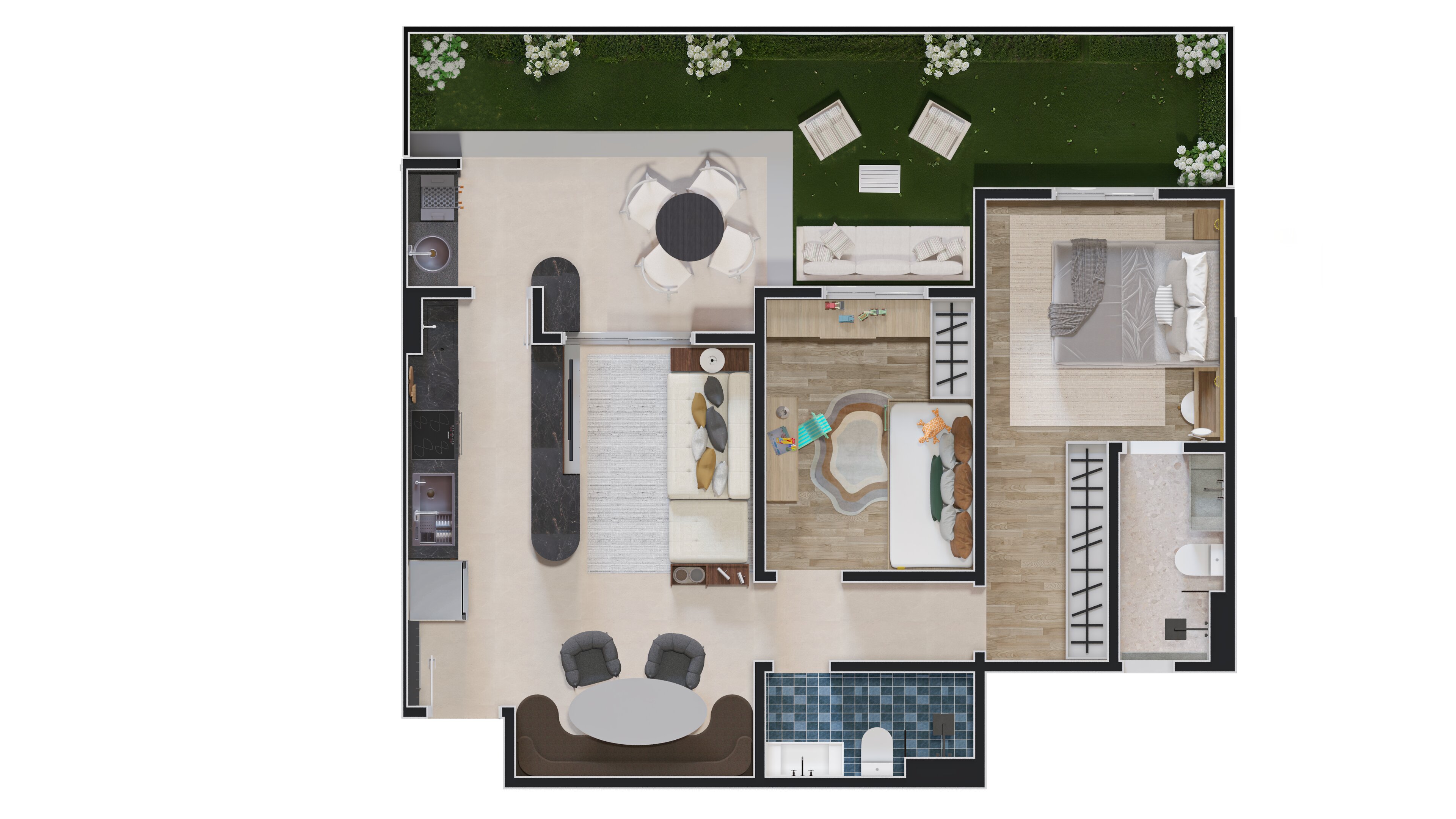 Planta Splend Garden 57,90m²